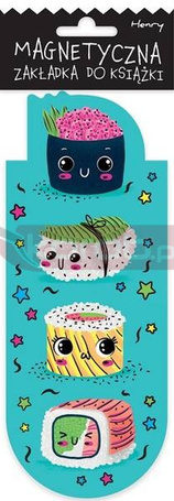 Zakładka magnetyczna owal Sushi
