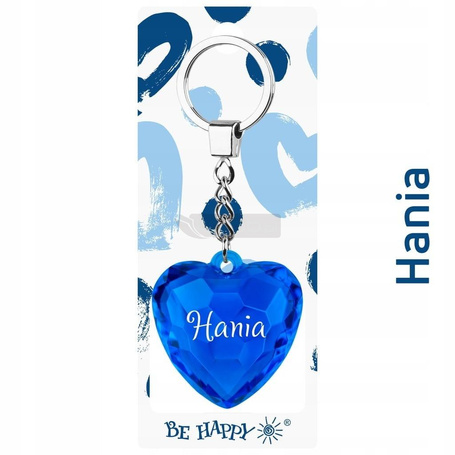 Brelok serce Hania