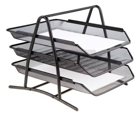 Półka na akta czarna