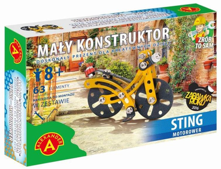 Mały Konstruktor. Motorower - Sting ALEX