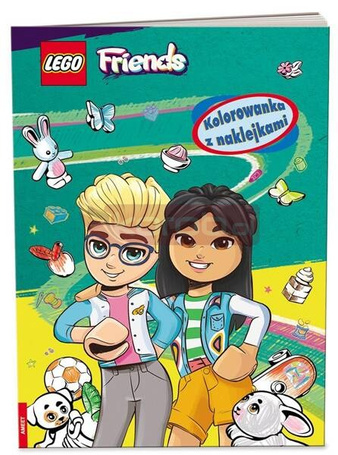 LEGO(R) Friends. Kolorowanka z naklejkami