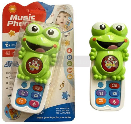 Telefon muzyczny dla malucha żabka