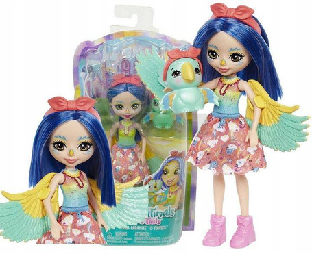 Lalka Enchantimals i zwierzę dom HHB89