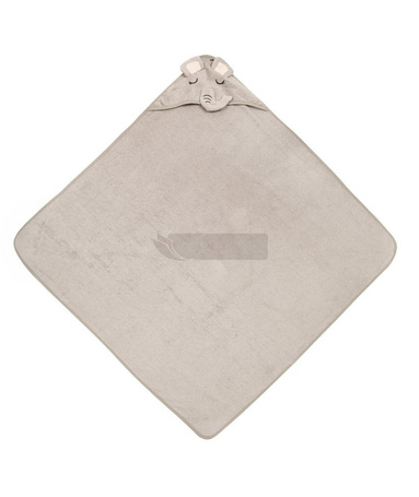 Okrycie kąpielowe Słoń grey 100x100cm