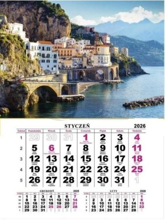 Kalendarz 2026 jednodzielny MIX