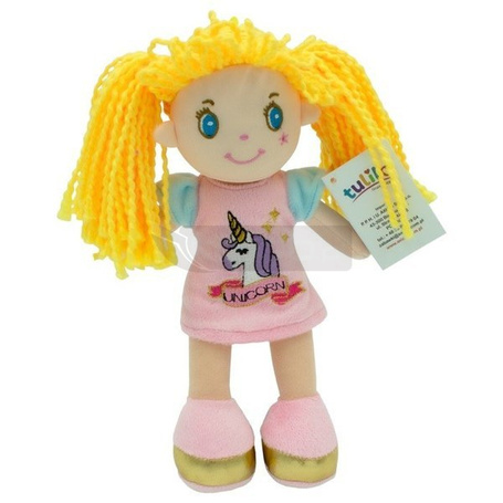 Lalka Zosia różowa sukienka 20 cm