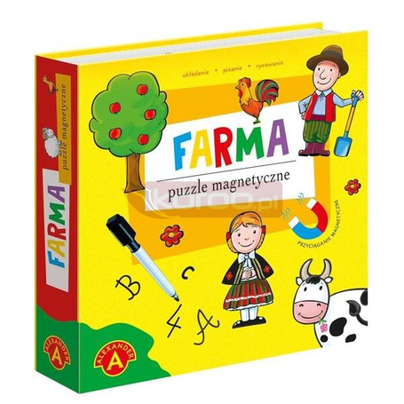 Puzzle magnetyczne Farma ALEX