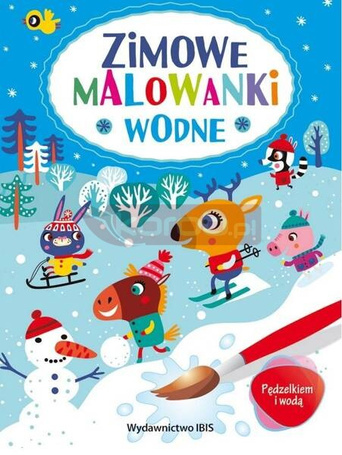 Pędzelkiem i wodą. Zimowe malowanki wodne
