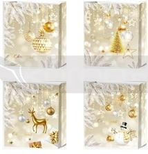 Torebka prezentowa L Boże Narodzenie szerokie dno