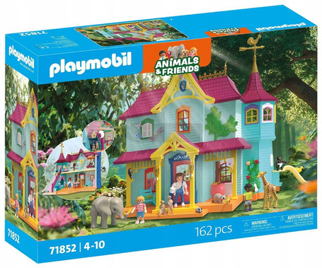 PLAYMOBIL ANIMALS & FRIENDS 71852 Kolorowa willa dla zwierząt zestaw +4 lat