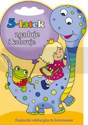 5-latek zgaduje i koloruje