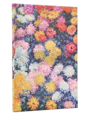 Kalendarz książkowy maxi 2026 Monet's Chrysanthem