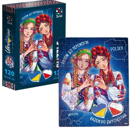 Puzzle 120 Ukraina i Polska