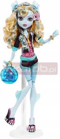 LALKA MONSTER HIGH CREEPRODUCTION Lagoona Blue + zwierzątko pirania Neptuna HGC32