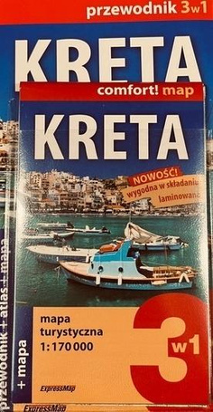 Kreta 3w1 przewodnik+atlas+mapa