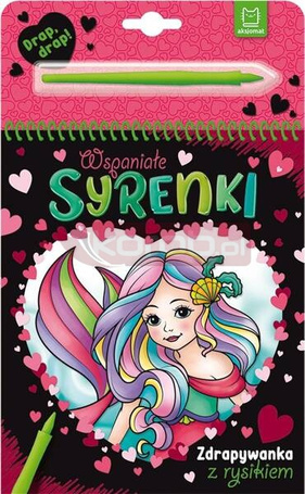 Wspaniałe syrenki. Zdrapywanka z rysikiem