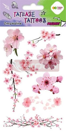 Tatuaże zmywalne Sakura HAPPY COLOR