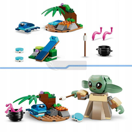 KLOCKI LEGO STAR WARS 75443 Dom Grogu, zestaw klocków dla dzieci +4 lata
