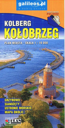 Plan miasta - Kołobrzeg i Ustronie Morskie 1:10000