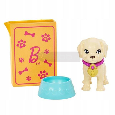LALKA BARBIE ADOPCJA PIESKÓW 2 pieski zestaw HKD86