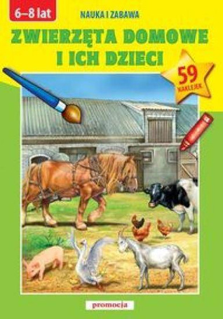 Naklejanki - Zwierzęta domowe i ich dzieci