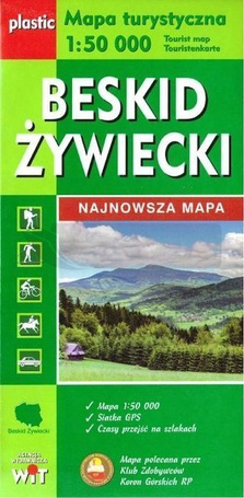 Mapa turystyczna - Beskid Żywiecki 1:50 000 WIT