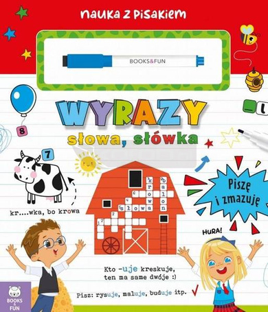 Wyrazy, słowa, słówka. Piszę i zmazuję