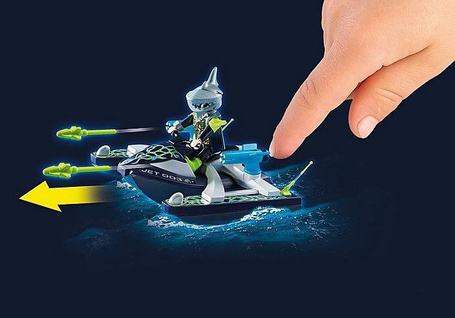 Playmobil 70007 Team Shark Ścigacz