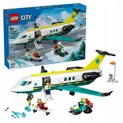 LEGO CITY 60465 SAMOLOT POGOTOWIA RATUNKOWEGO zestaw klocków dla dzieci +6