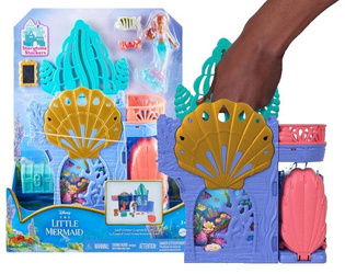 MAŁA SYRENKA ARIELKA GROTA ARIELKI zestaw do zabawy z laleczką + akcesoria HPL54