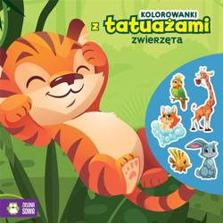 Kolorowanki z tatuażami. Zwierzęta