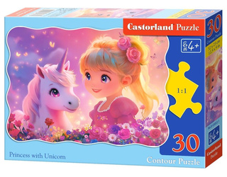 Puzzle 30 Princess with Unicorn