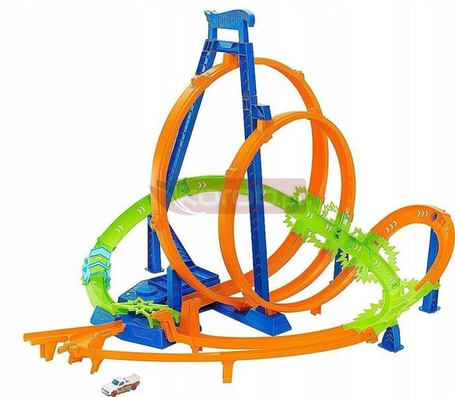 HOT WHEELS ZESTAW TORÓW EPICKA PĘTLA KRAKS + autko 1:64 w zestawie HNL97
