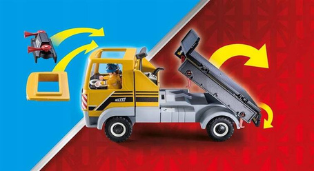PLAYMOBIL City Action 70742 Plac budowy z wywrotką