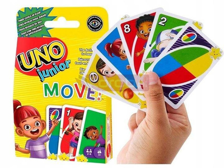 GRA KARTY UNO JUNIOR MOVIE oryginalne kultowe karty firmy Mattel HNN03