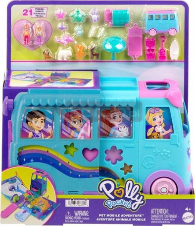 LALKA POLLY POCKET PODRÓŻNY VAN zestaw do zabawy dla dzieci +4 lata JCC22