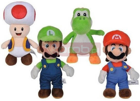 Maskotka pluszowa Super Mario 4 rodzaje