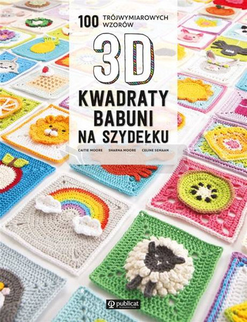 Kwadraty babuni na szydełku