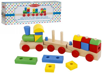 Pociąg drewniany jumbo