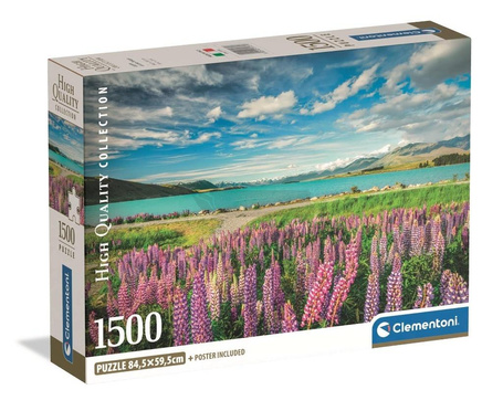 Puzzle 1500 Lupins At Lake Tekapo