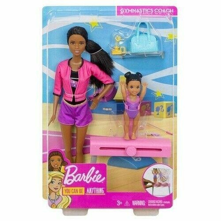 Lalka Barbie Trenerka z laleczką Gimnastyczka FXP40