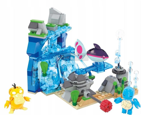 MEGA CONSTRUX KLOCKI 319 el POKEMON Wodna przygoda, zestaw klocków +8 lat HXF79