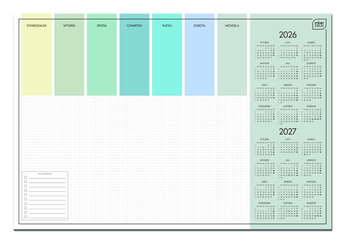 Biuwar 2026/2027 59x40cm 30 kart Colour