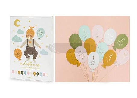 Karty do zdjęć Baloniki 11.5x17cm