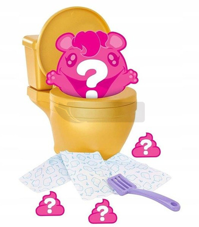 Figurka Pooparoos Toaleta Niespodzianka żółty