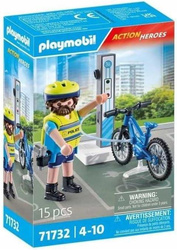 PLAYMOBIL ACT!ON HEROES 71732 ROWEROWY PATROL POLICYJNY zestaw dla dzieci