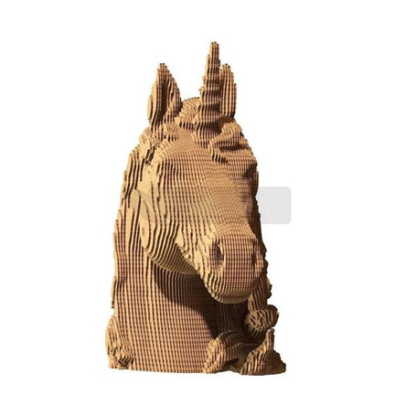 Puzzle 3D kartonowe - Jednorożec
