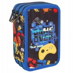 COOLPACK PIÓRNIK POTRÓJNY Z WYPOSAŻENIEM GAME dla chłopaka F067657