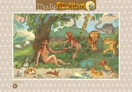 Puzzle 15 Mały Pielgrzym - Adam i Ewa