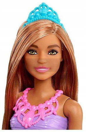Lalka Barbie księżniczka turkusowa sukienka HGR03